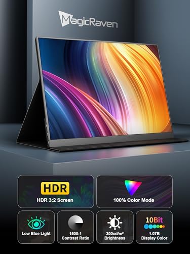 MagicRaven 2.5K Portable Gaming Monitor, 16" 2520x1680 1500:1 IPS  — image 3