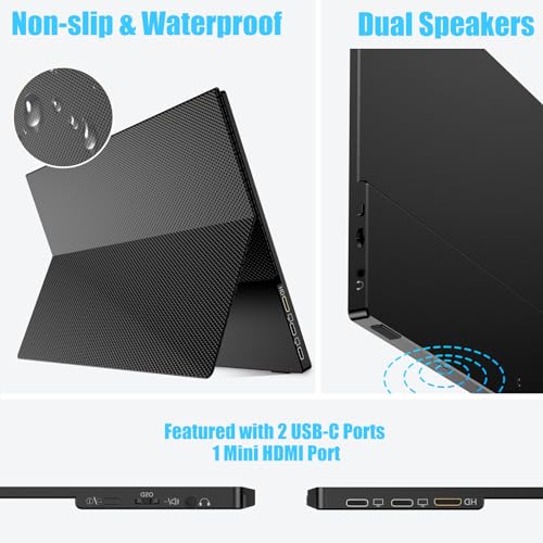 XGaming Portable Monitor 15.6 inch FHD 1080P USB C HDMI Gaming  — image 6