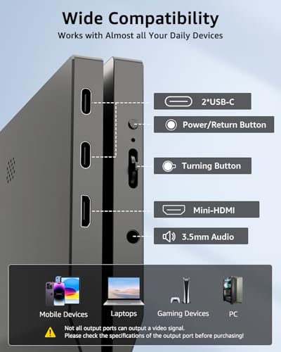 Yodoit Portable Monitor 15.6" FHD 1920x1080P IPS Second Extern — image 4