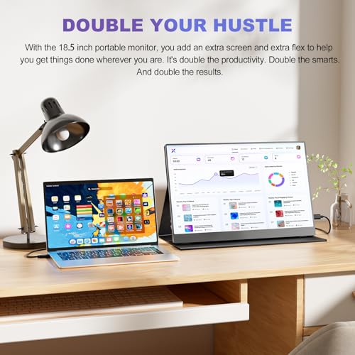 Usparkle 18.5 Inch Large Portable Monitor, 120Hz 1080P FHD IPS P — image 6