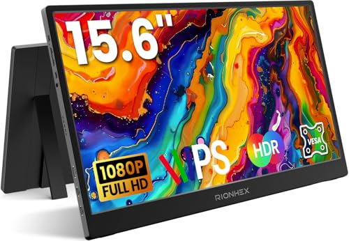 Rionhex Portable Monitor, 15.6" FHD 1080P IPS Display, Portable — image 2