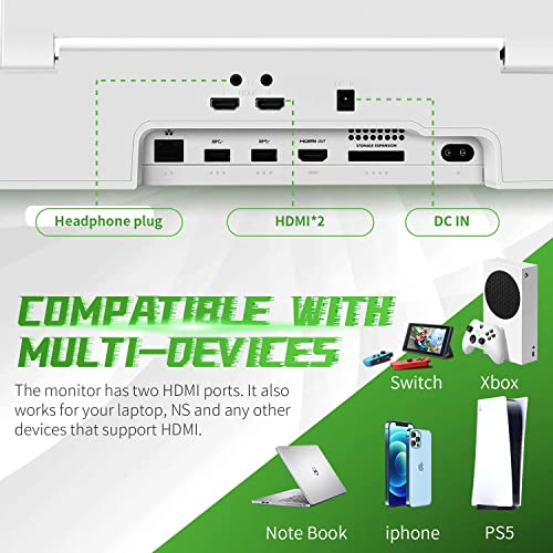 G-STORY 12.5" Portable Gaming Monitor, 1080P IPS Screen LCD For — image 5