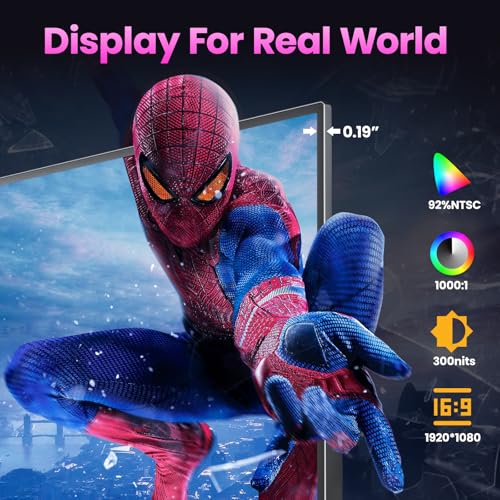 Upperizon Large Portable Monitor 18.5 inch FHD 1920x1080p 100Hz 1 — image 6
