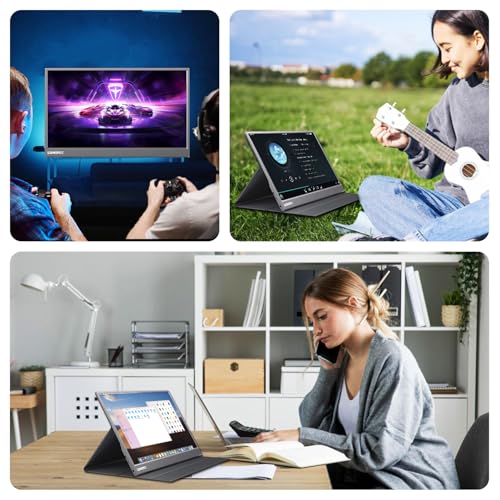 Brand: LUMIPIX 15.6 Inch Portable Monitor, IPS FHD 1080P Gaming Monitor wit — image 5