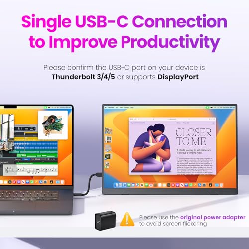 Brand: Upperizon Upperizon 16Inch 2.5K 2560×1600 16:10 100% sRGB Travel Monit — image 3