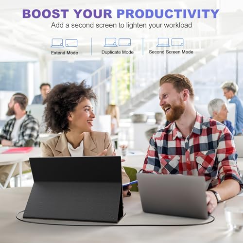 Usparkle 18.5 Inch Large Portable Monitor, 120Hz 1080P FHD IPS P — image 5