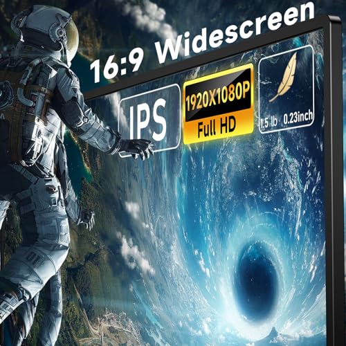 XGaming Portable Monitor 15.6 inch FHD 1080P USB C HDMI Gaming  — image 3