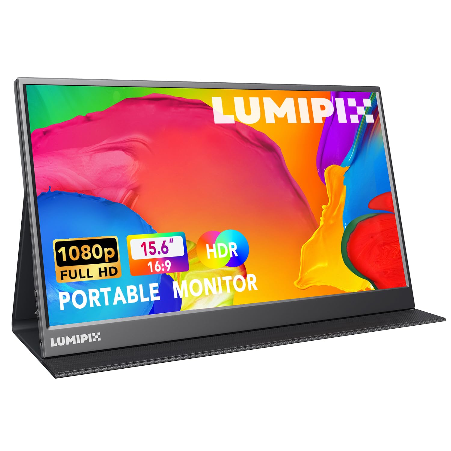 Brand: LUMIPIX 15.6 Inch Portable Monitor, IPS FHD 1080P Gaming Monitor wit