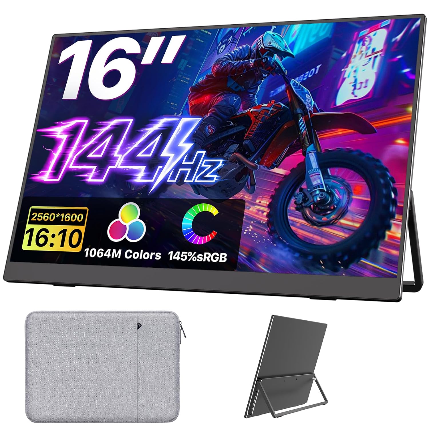 Brand: Upperizon Upperizon 16Inch 2.5K 2560×1600 16:10 100% sRGB Travel Monit