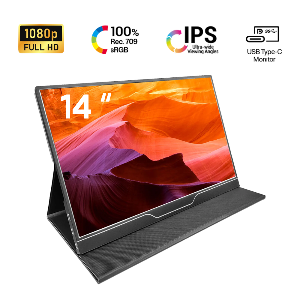 14 Inch 1080p HDR Slim Portable Monitor | Portable Monitor India
