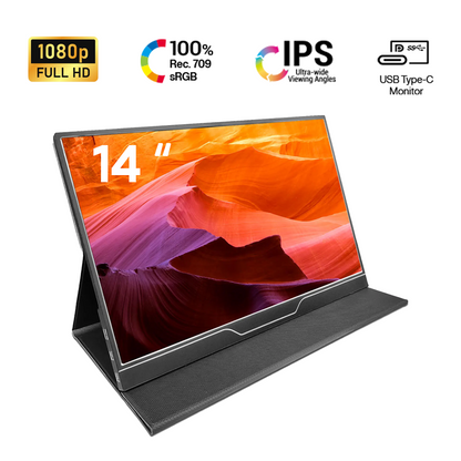 14 Inch 1080p HDR Slim Portable Monitor